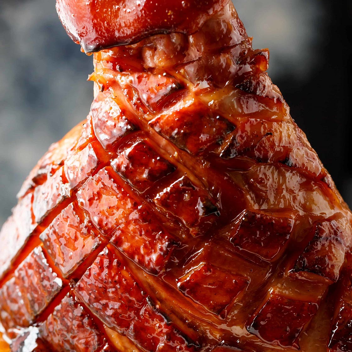 Brown Sugar Mustard Glazed Ham