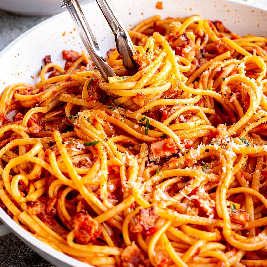 Bacon Tomato Pasta