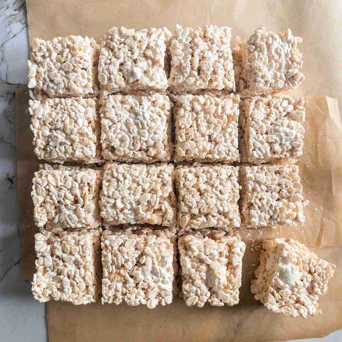 Rice Krispie Treats with Marshmallow Fluff