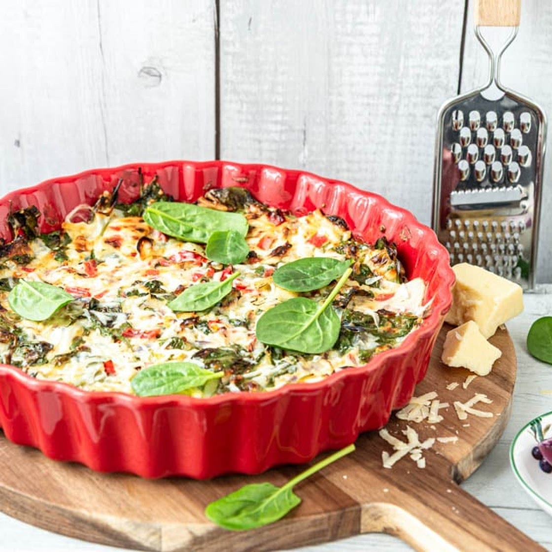 Schnelle Schüttelpizza Low Carb