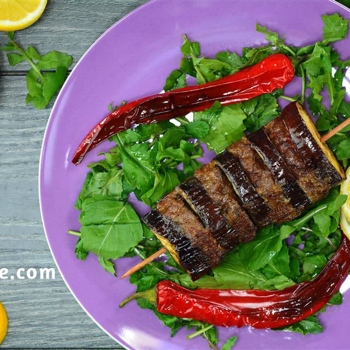 Keto Beef and Eggplant Kebab