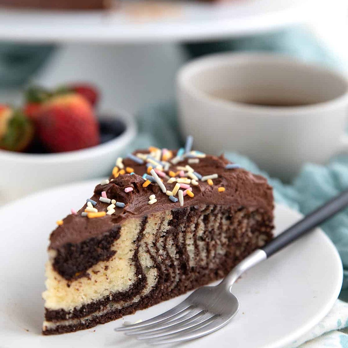 Keto Zebra Cake Recipe