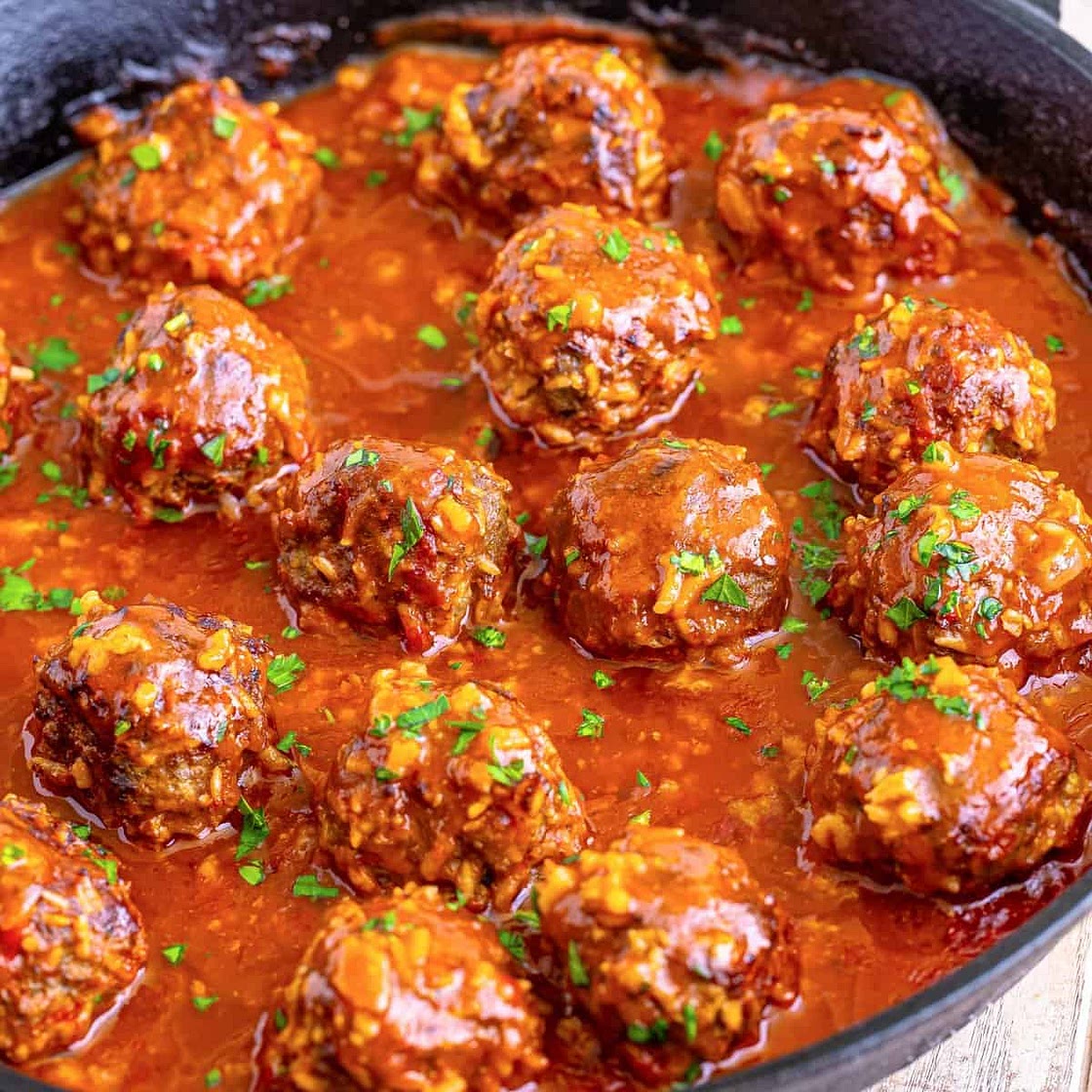 Porcupine Meatballs