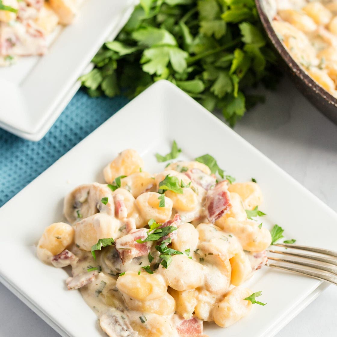 Creamy Mushroom Gnocchi