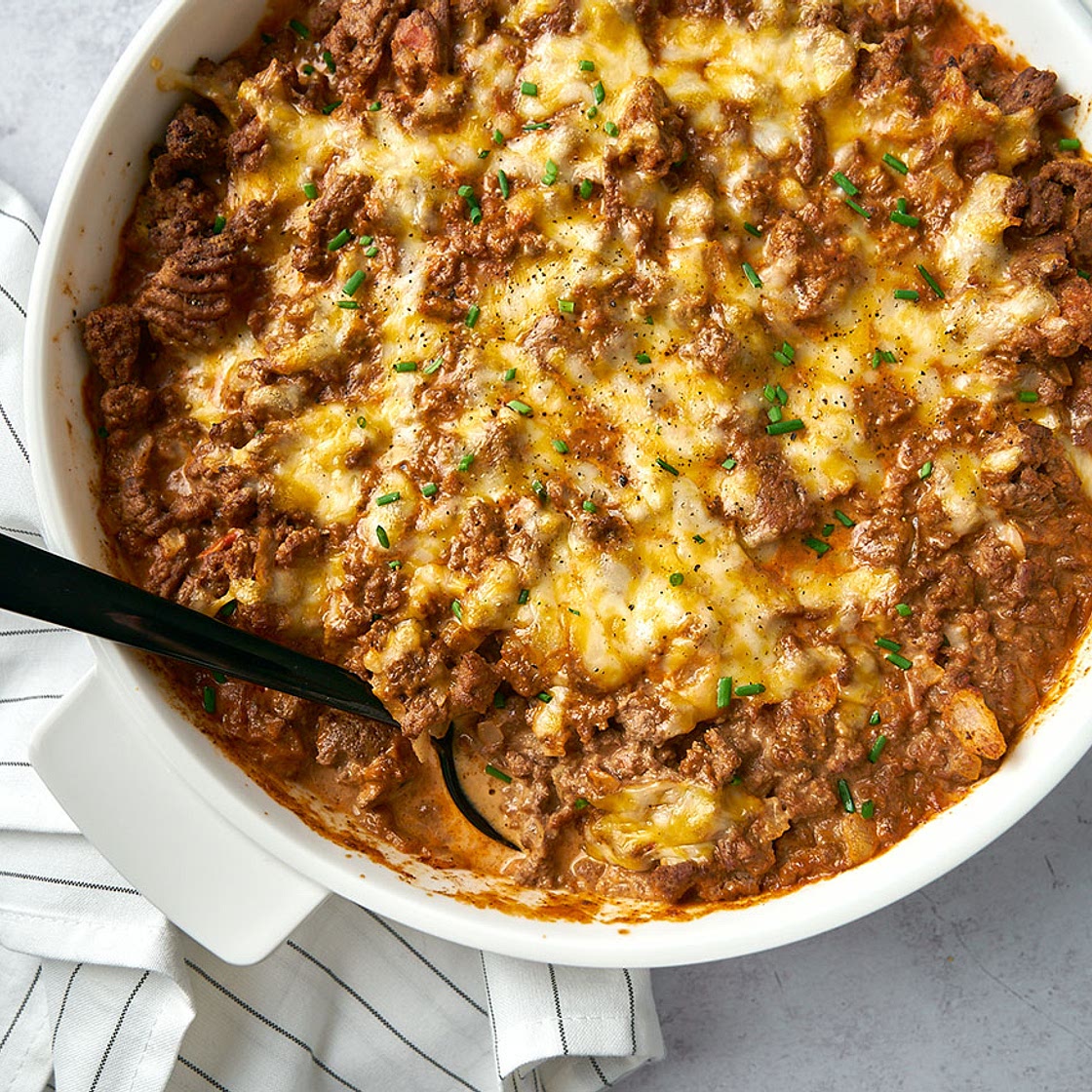 Keto Cheeseburger Casserole