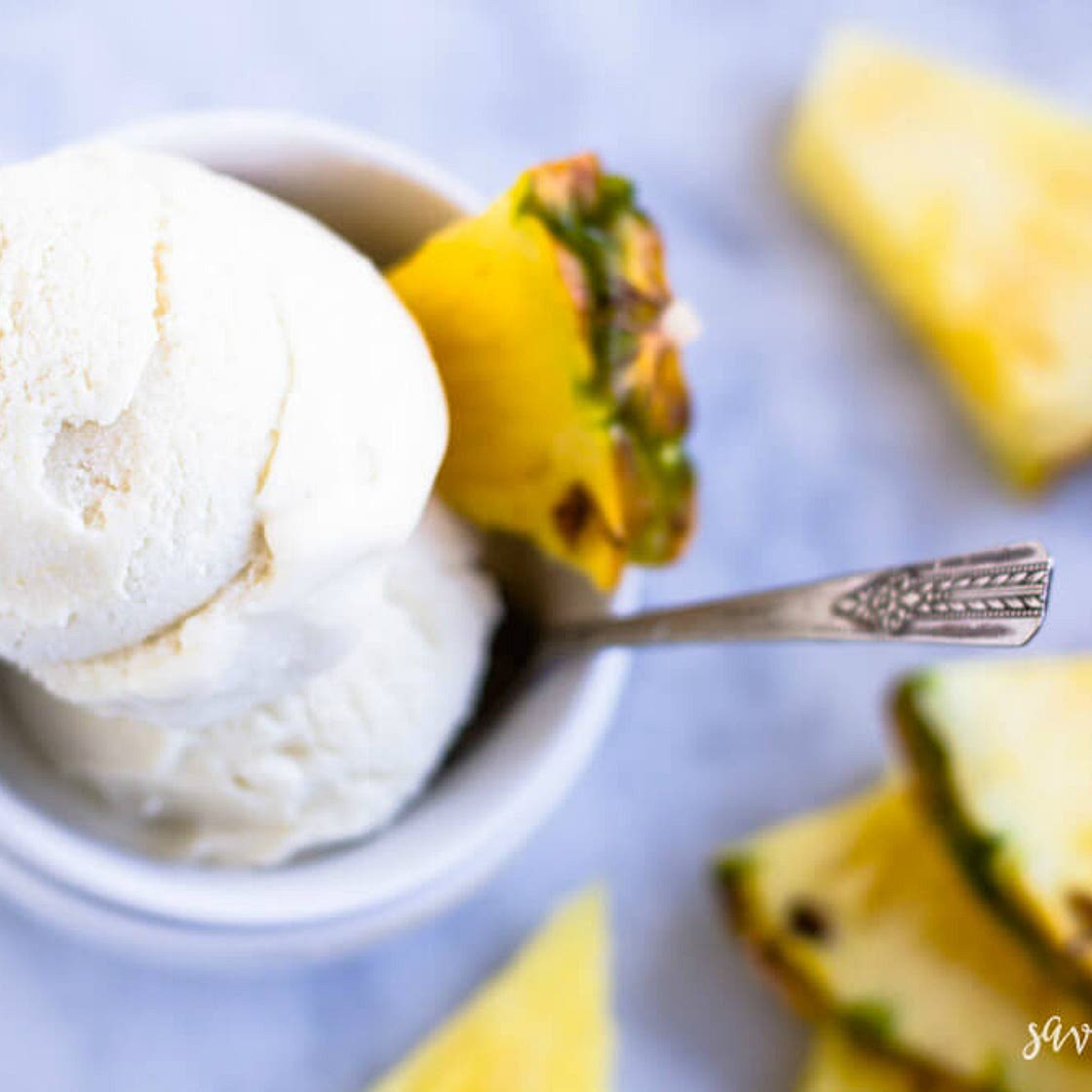 Piña Colada Ice Cream (dairy free)