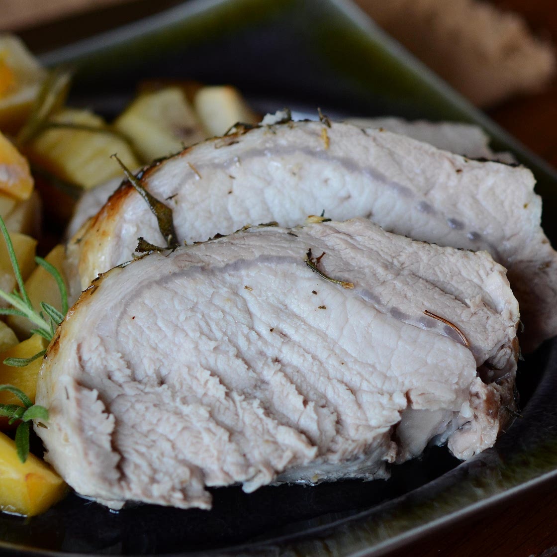 Rosemary Pork Roast with Fall Veggies - Dump and Go Dinner