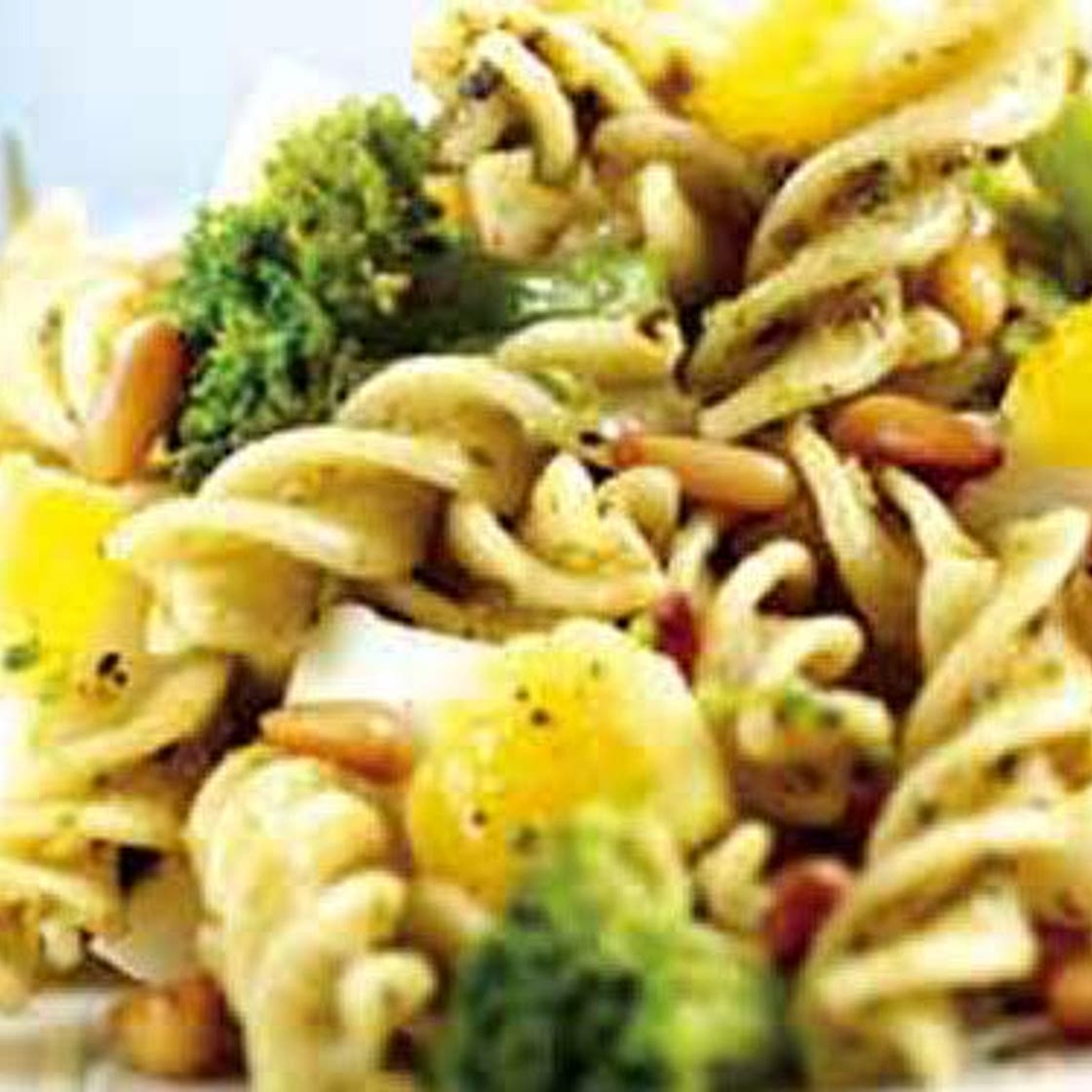 Fusilli with egg and broccoli recipe