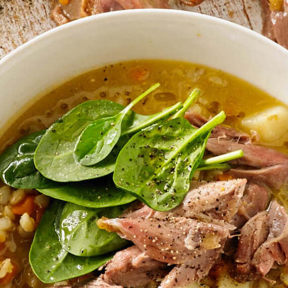 Veal Shank Barley Soup