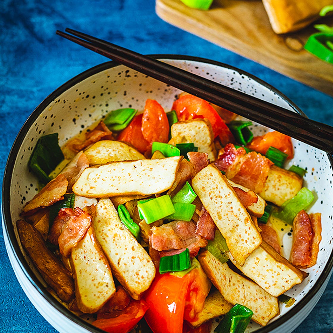 Bacon and Tofu Stir Fry