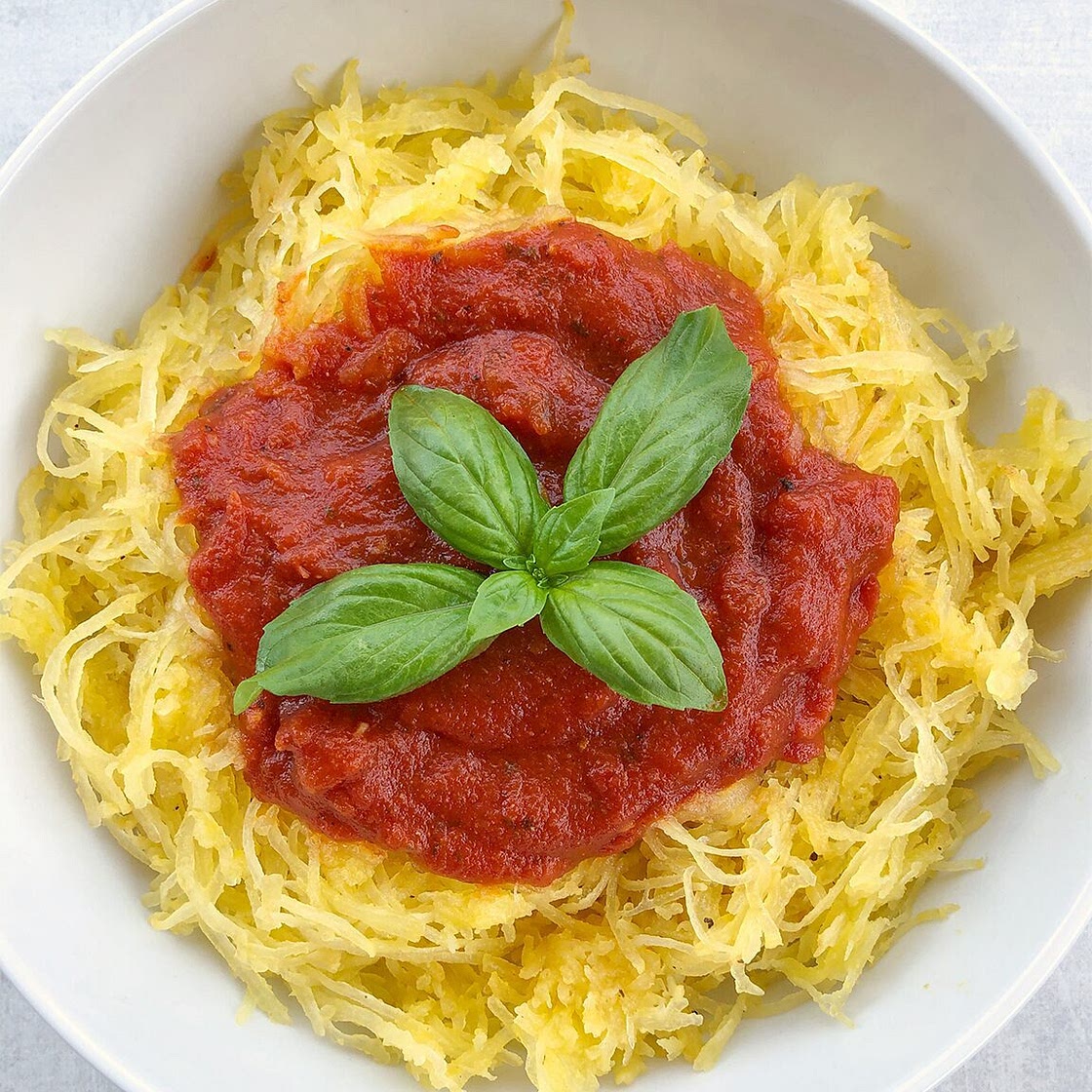 Roasted Spaghetti Squash with Marinara