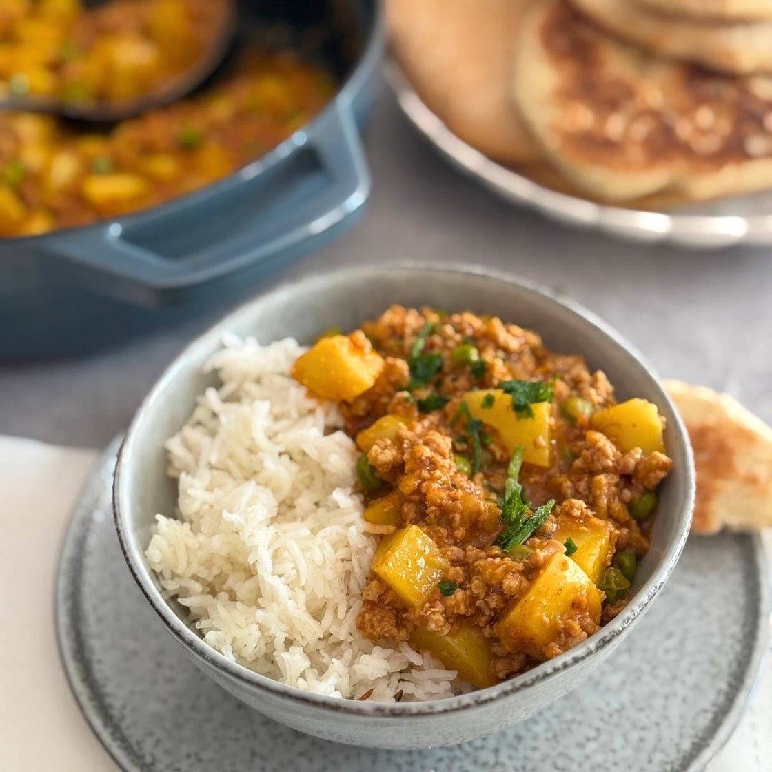 Thai Coconut Turkey Potato Curry (30 Min) – Easy One-Pot Dinner