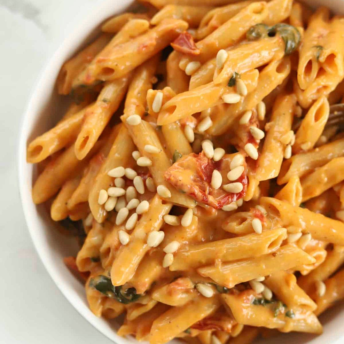One Pot Sun-Dried Tomato Pasta