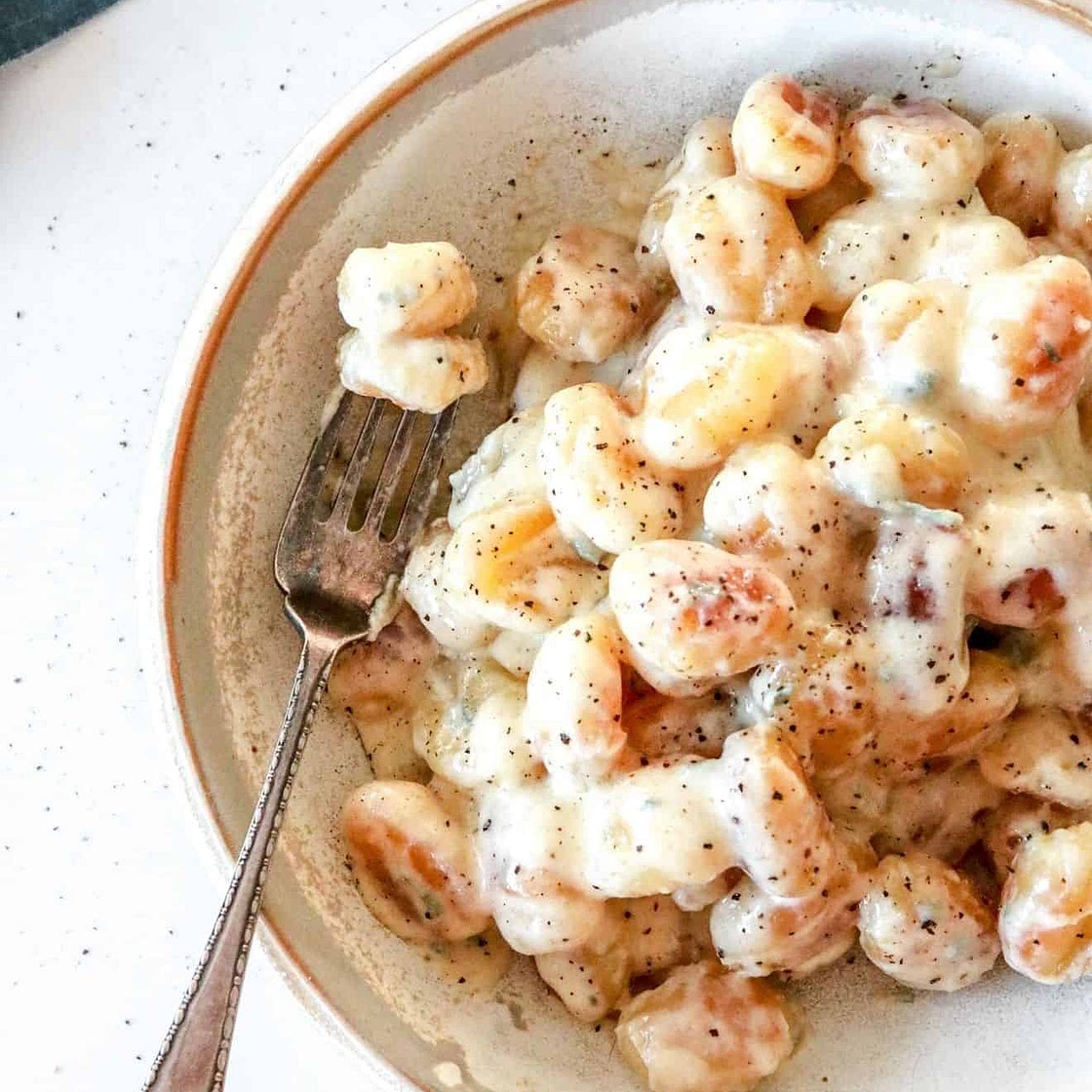 Pan Fried Gorgonzola Gnocchi