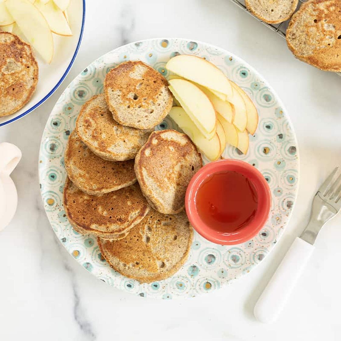 Fluffy Applesauce Pancakes