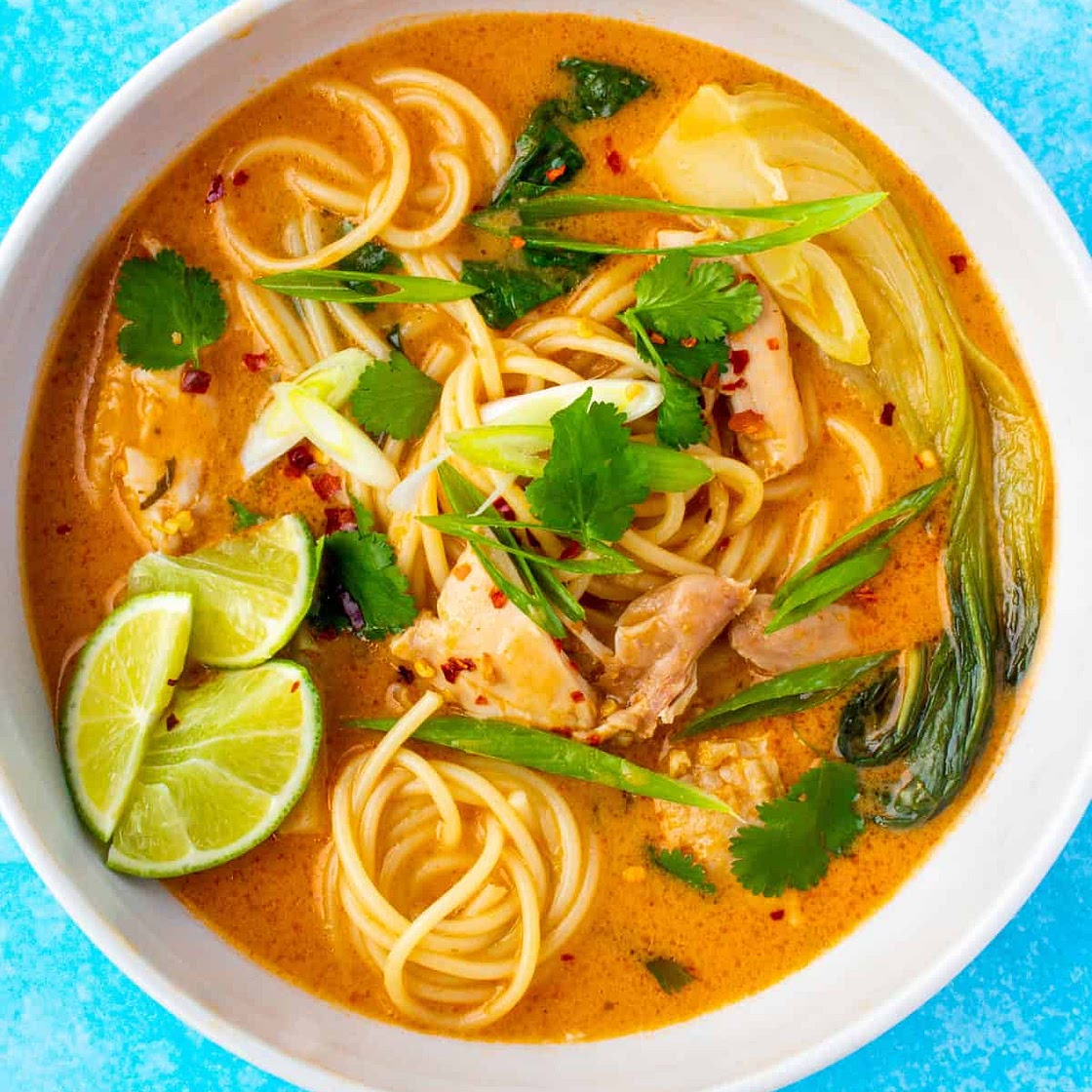 Thai Noodle Soup with Chicken