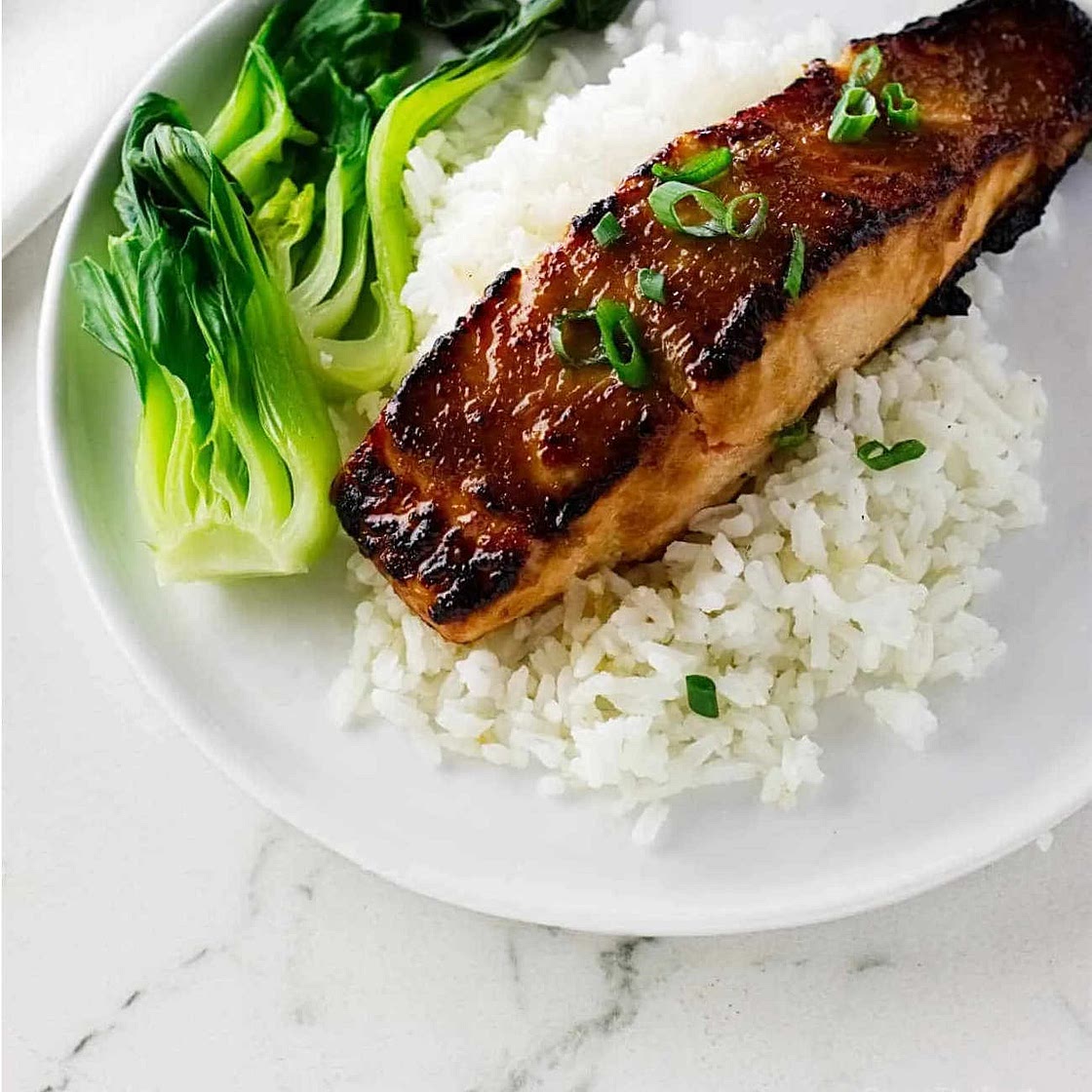 Ginger-Miso Glazed Salmon