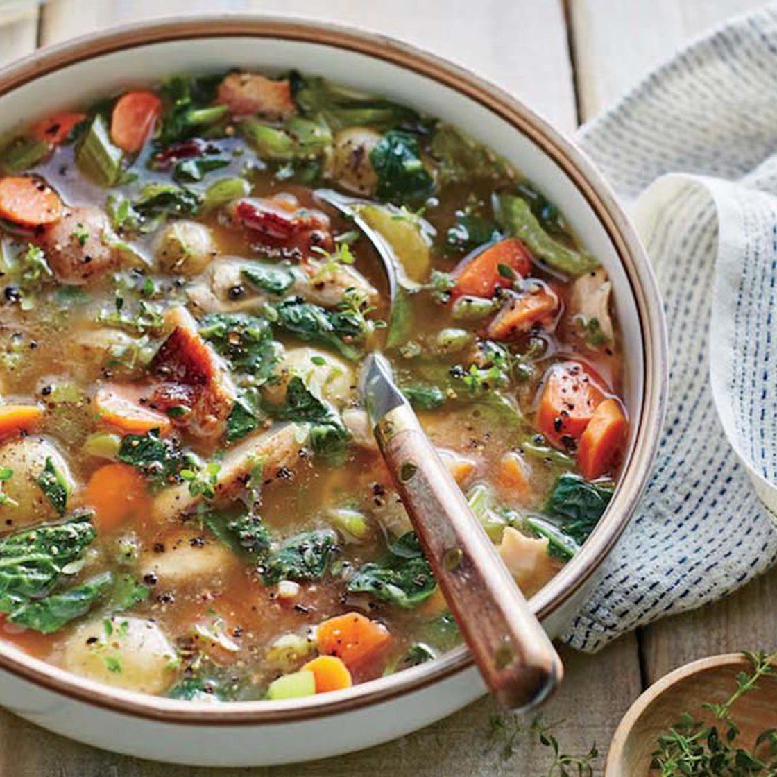 Slow Cooker Chicken, Bacon & Potato Soup