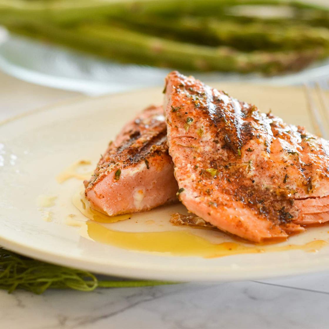 Easy Grilled Salmon with Cajun Seasoning