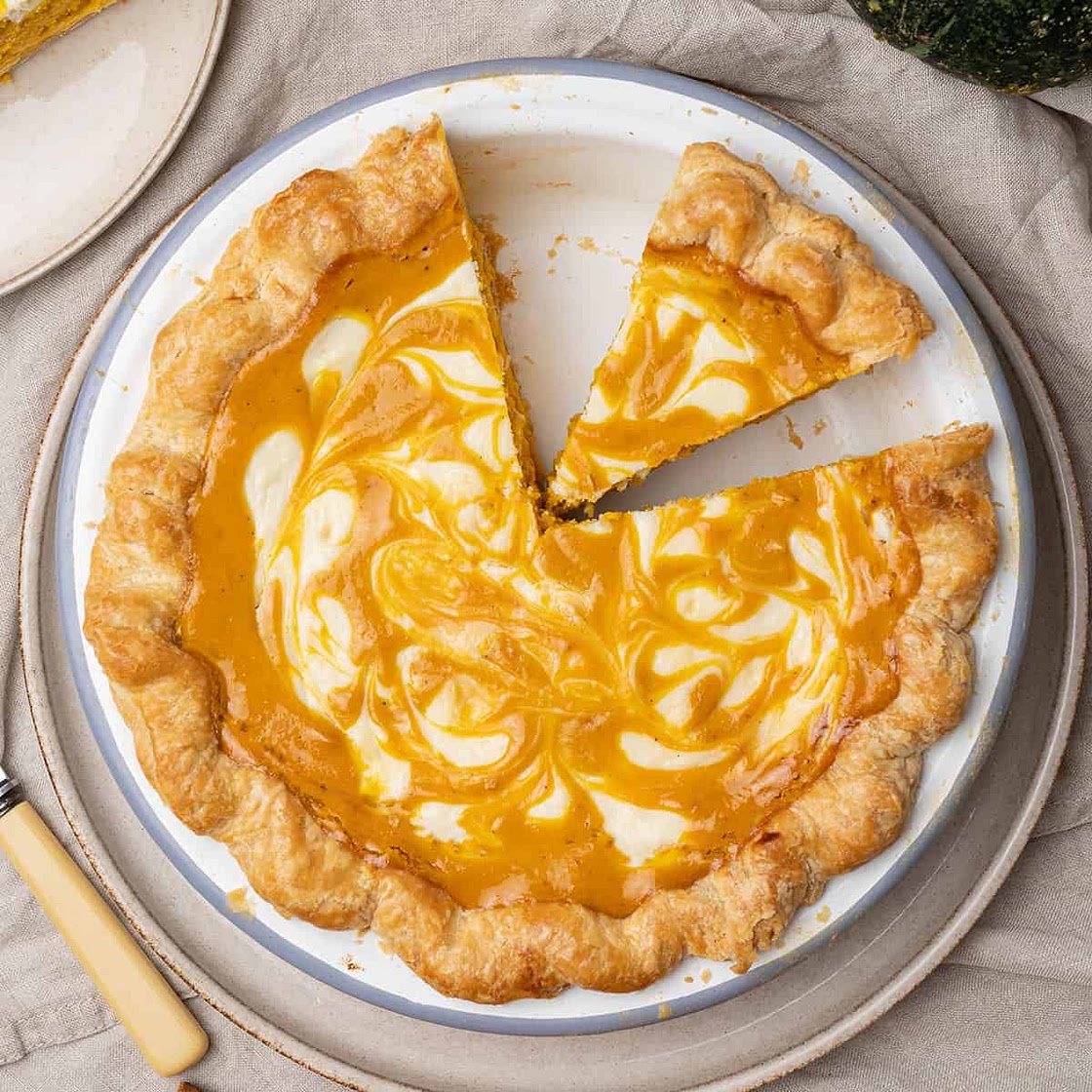 Pumpkin Cream Cheese Pie