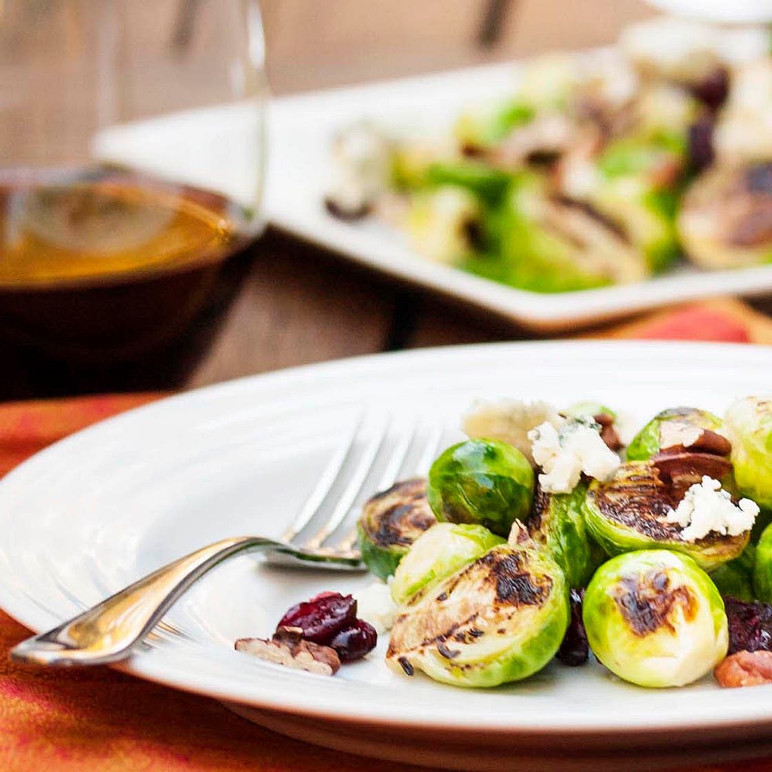 Blue Cheese Brussels Sprout Salad