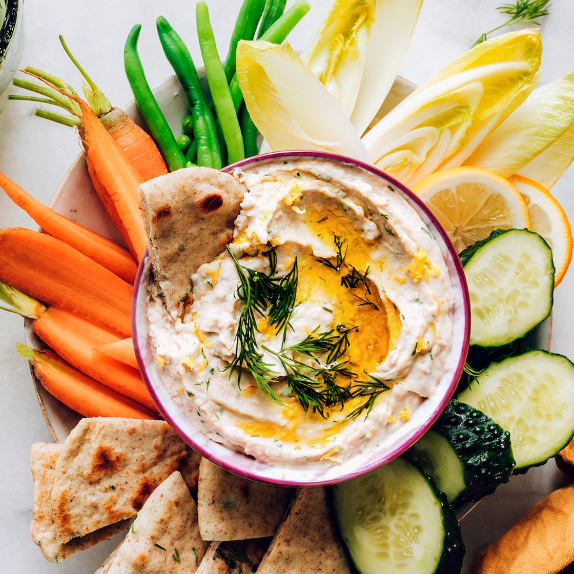 Lemon and Herb White Bean Dip