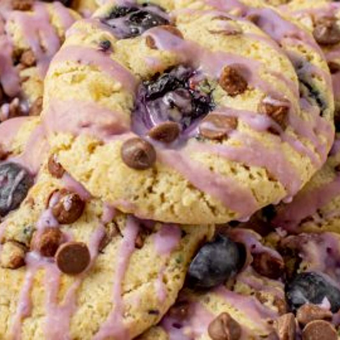 Blueberry Chocolate Chip Cookies
