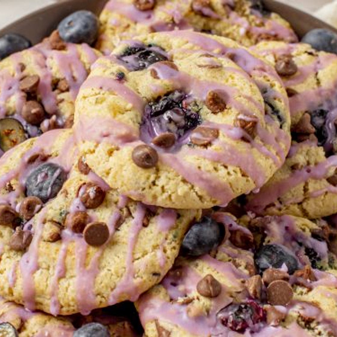 Blueberry Chocolate Chip Cookies