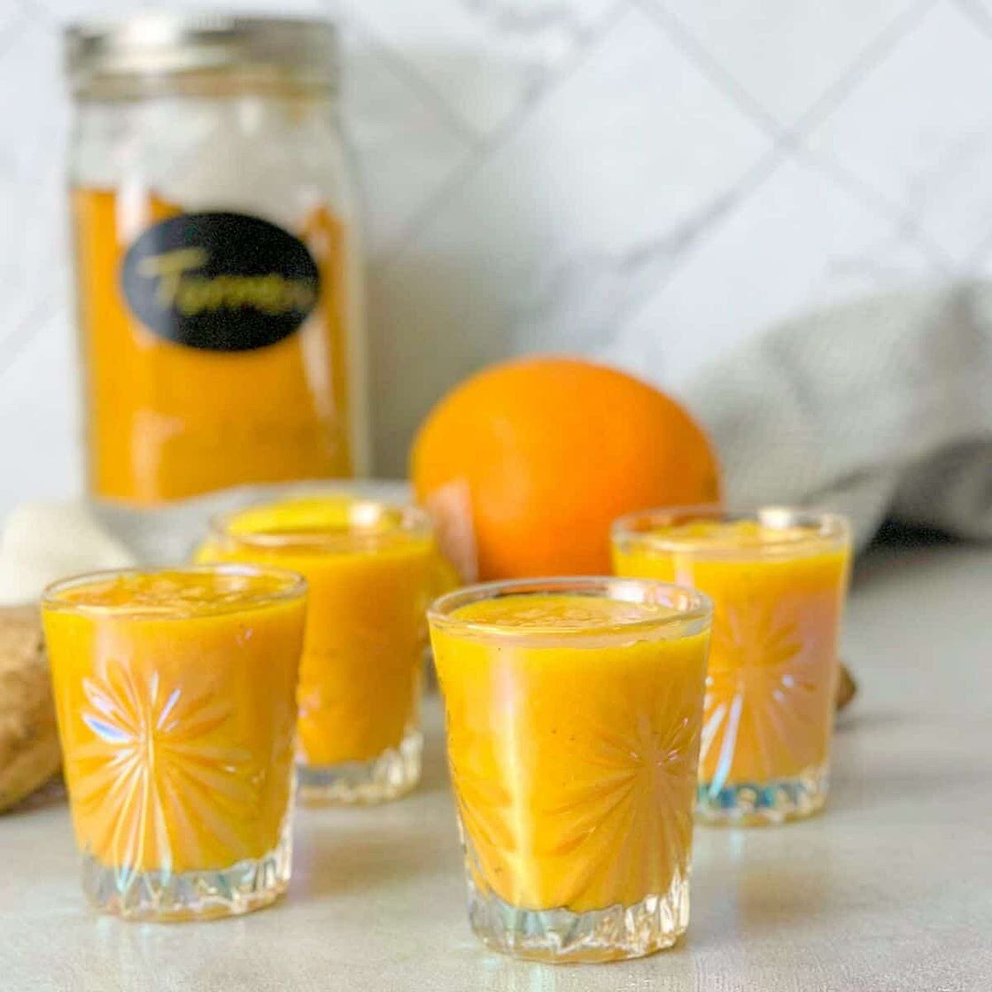 Ginger Turmeric Orange Lemon Immunity Shot
