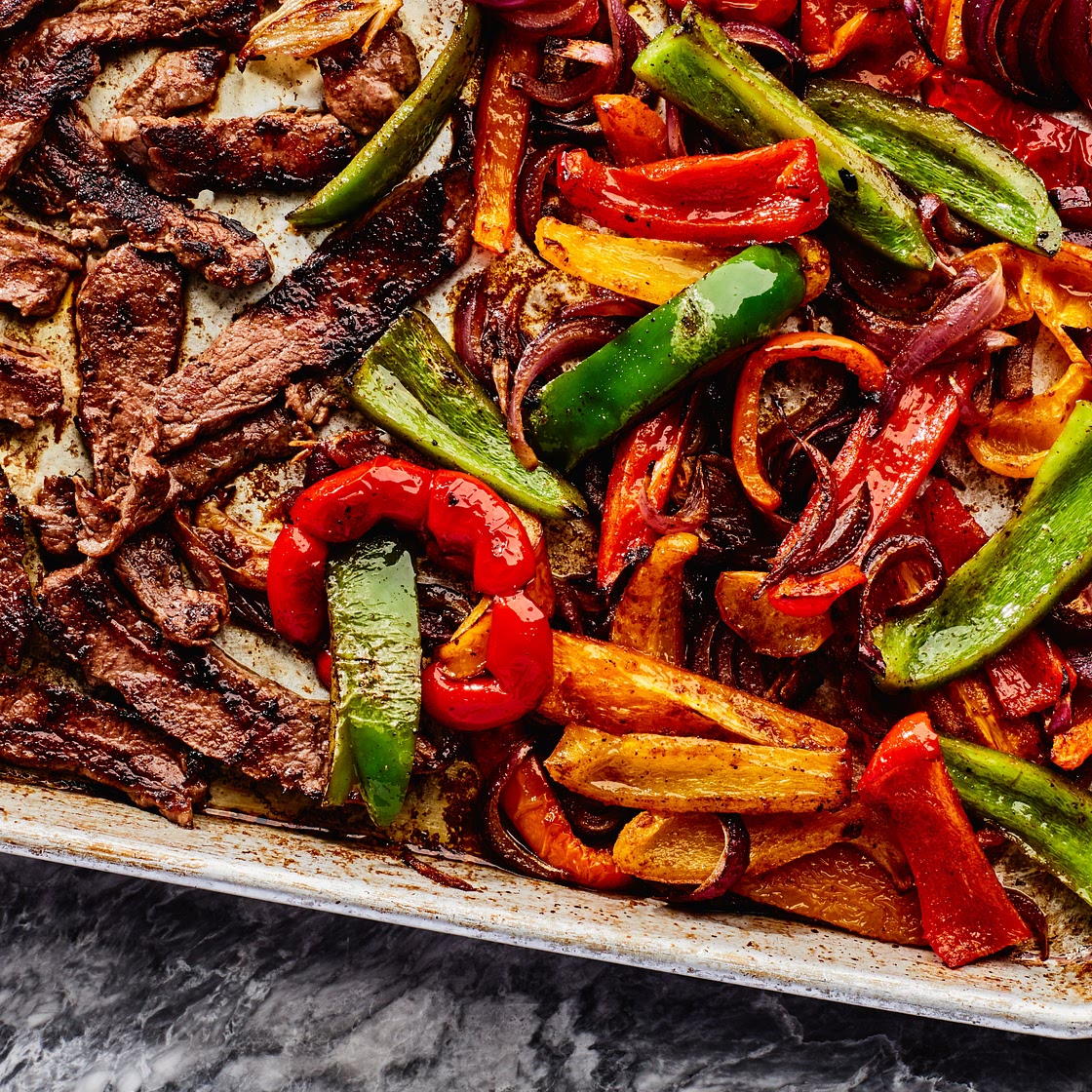 Sheet-Pan Steak Fajitas