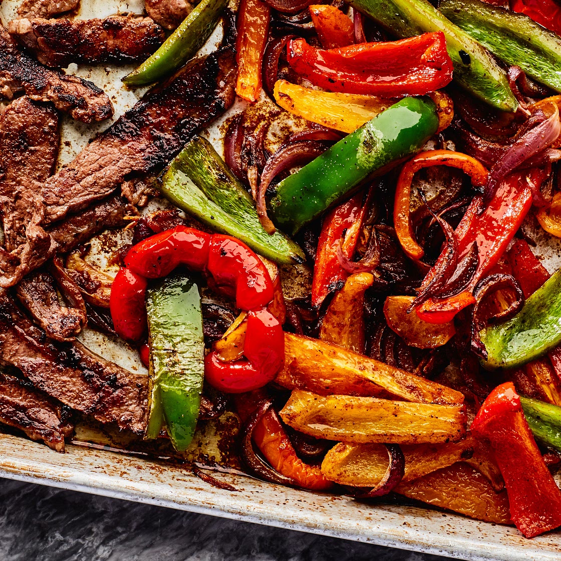 Sheet-Pan Steak Fajitas