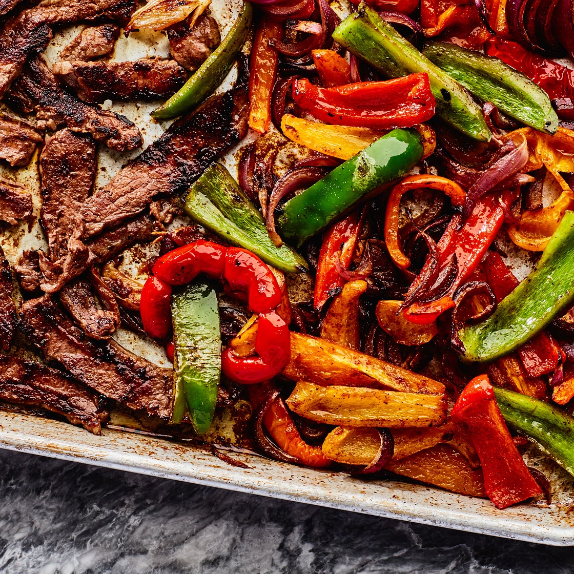 Sheet-Pan Steak Fajitas