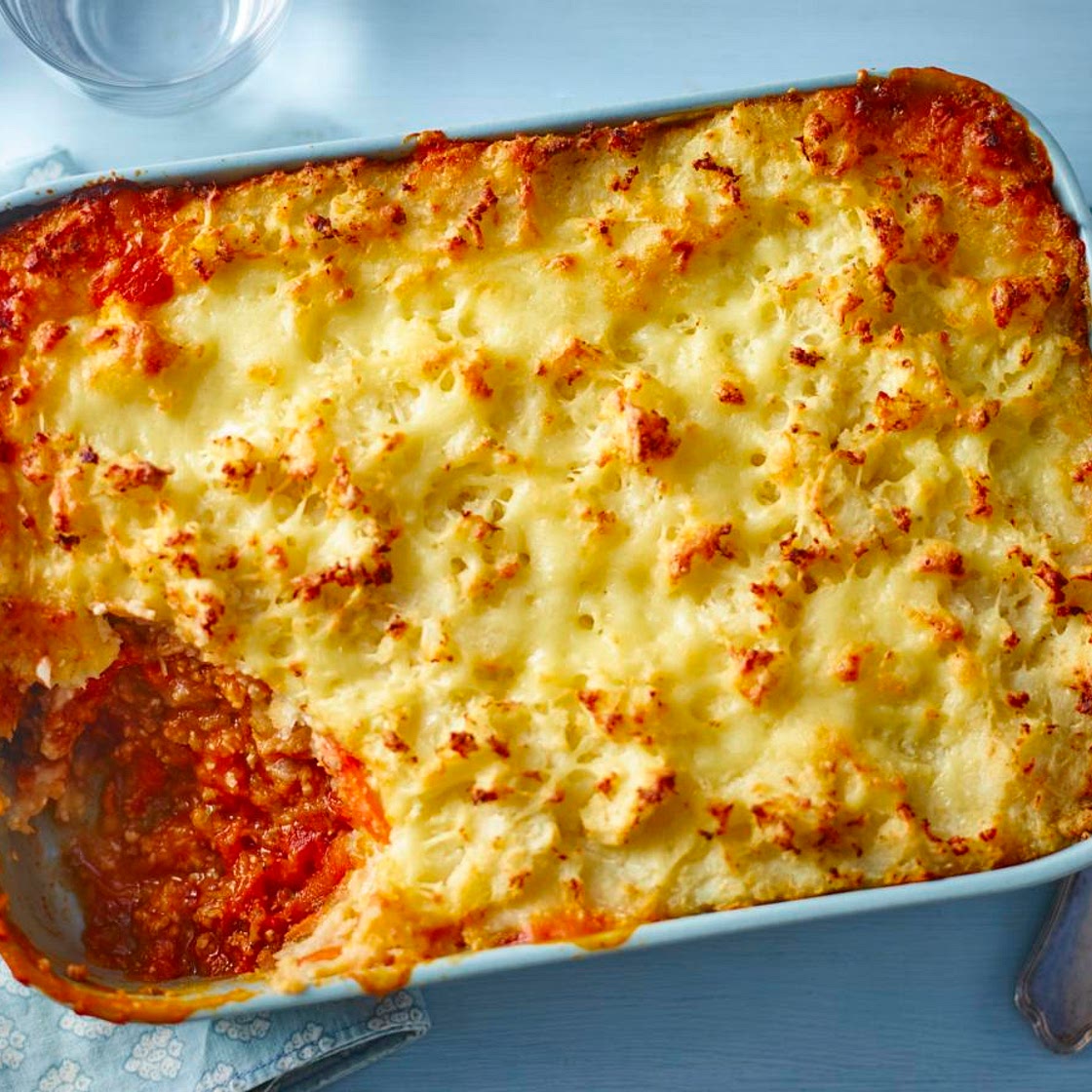 Healthy shepherd’s pie