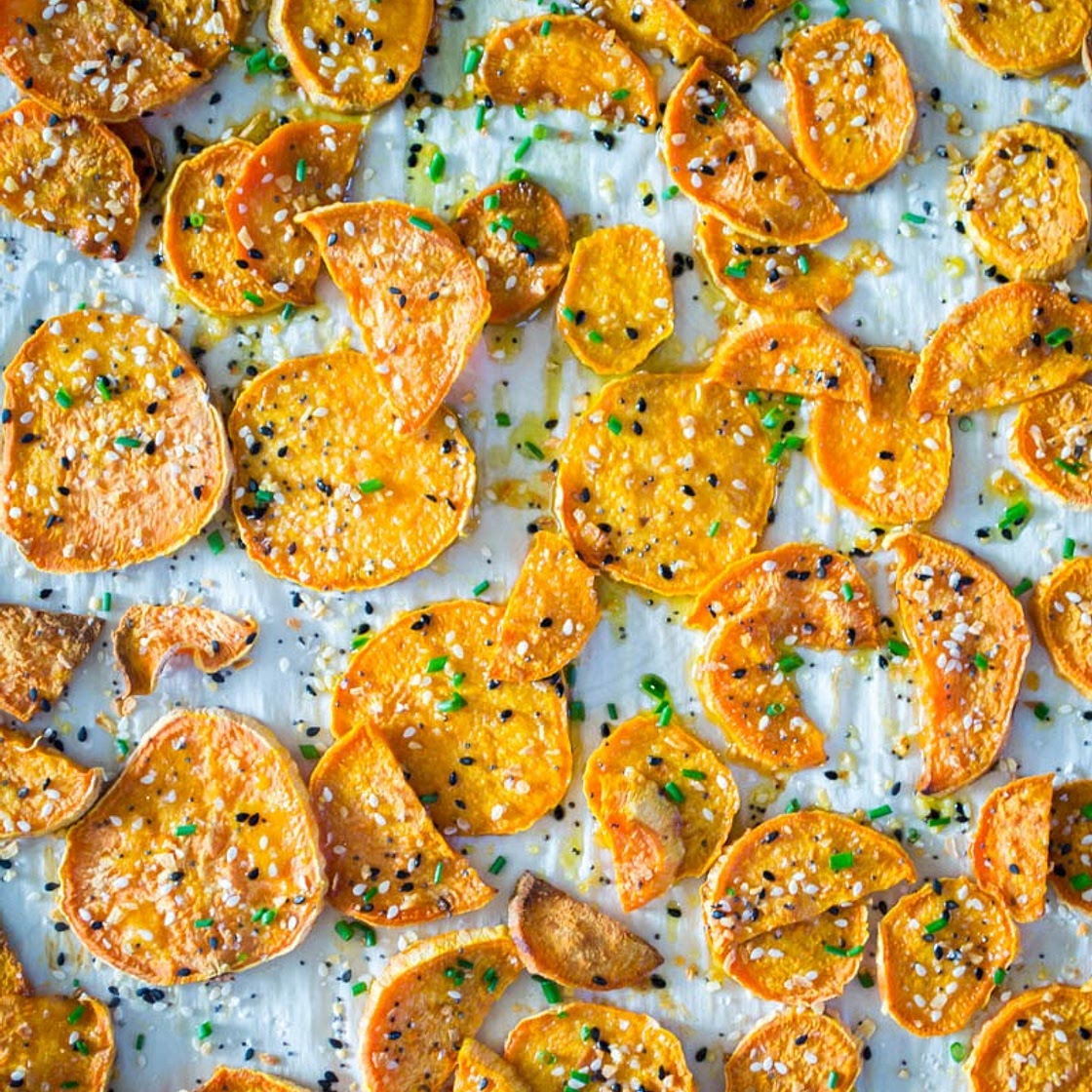 Everything Seasoning Roasted Sweet Potatoes