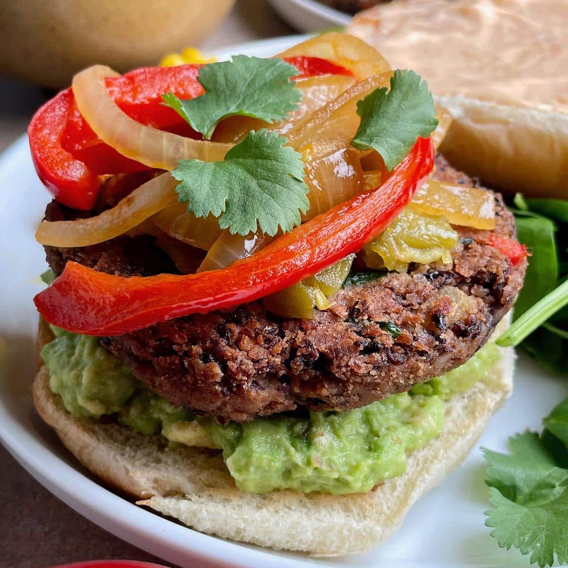 Southwestern Black Bean Burgers