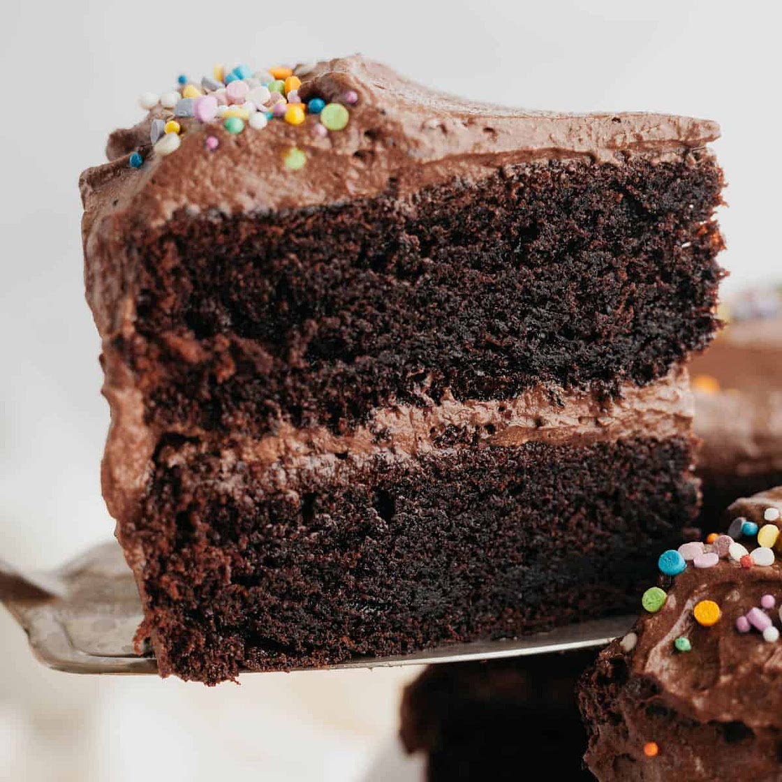 Chocolate Cake with Cream Cheese Frosting