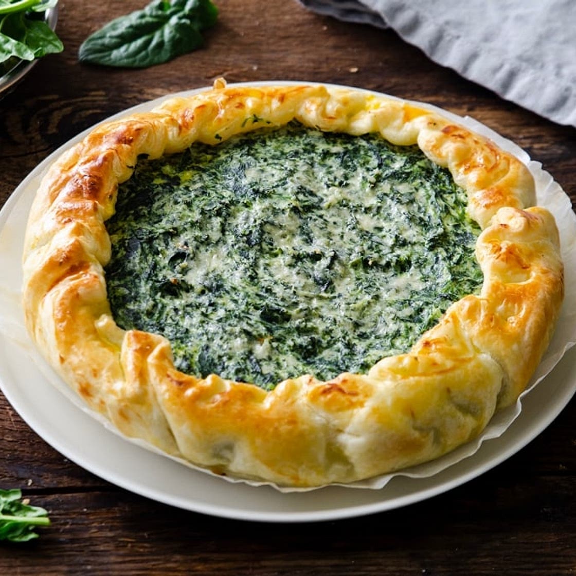 Torta salata ricotta e spinaci