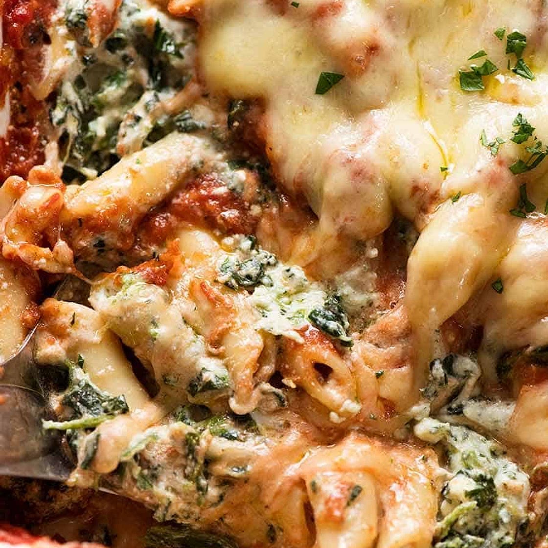 Spinach & Ricotta Pasta Bake