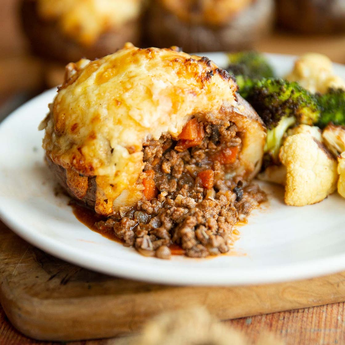 Cottage Pie Baked Potatoes