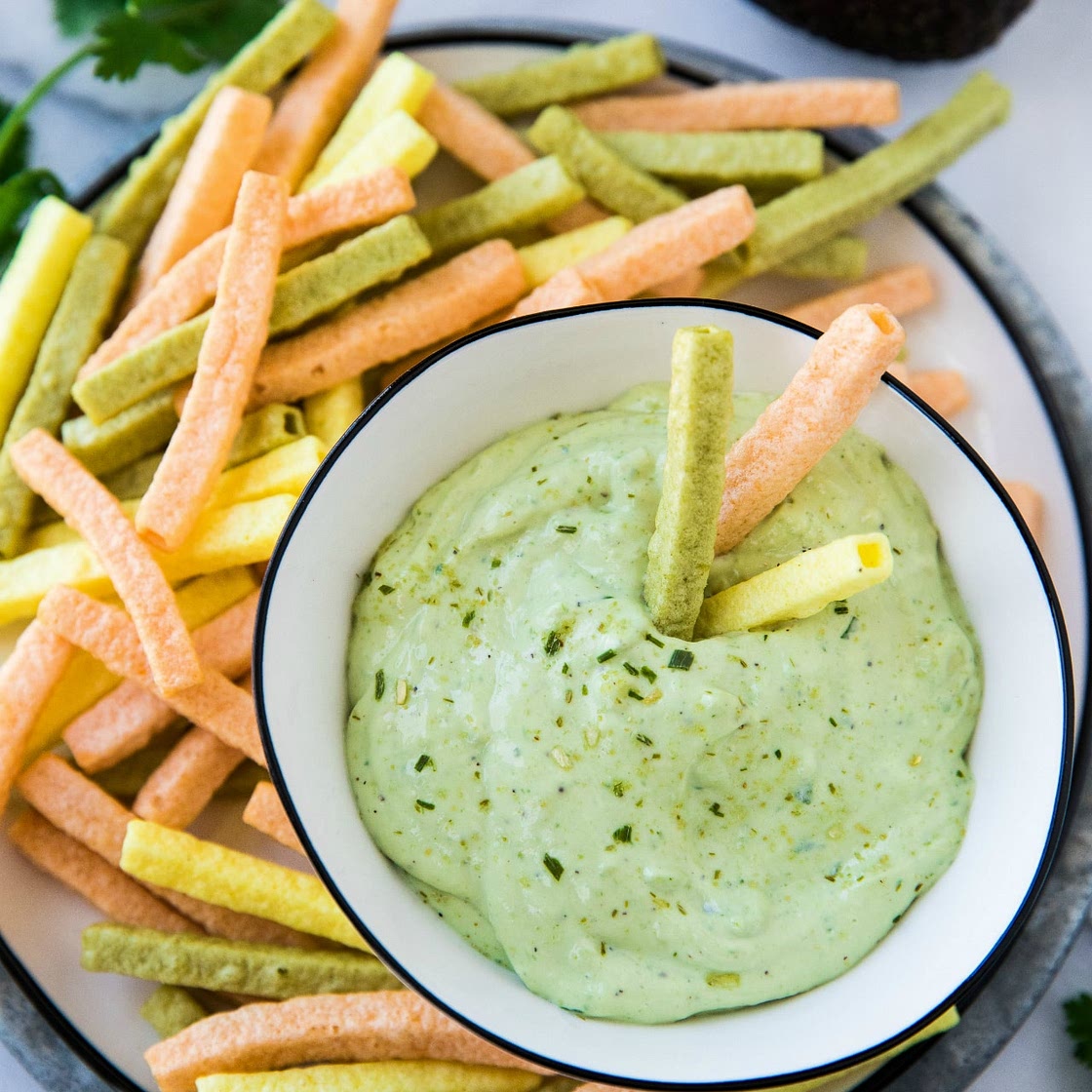 Avocado Cilantro Lime Dip/Dressing {Paleo + Whole30}