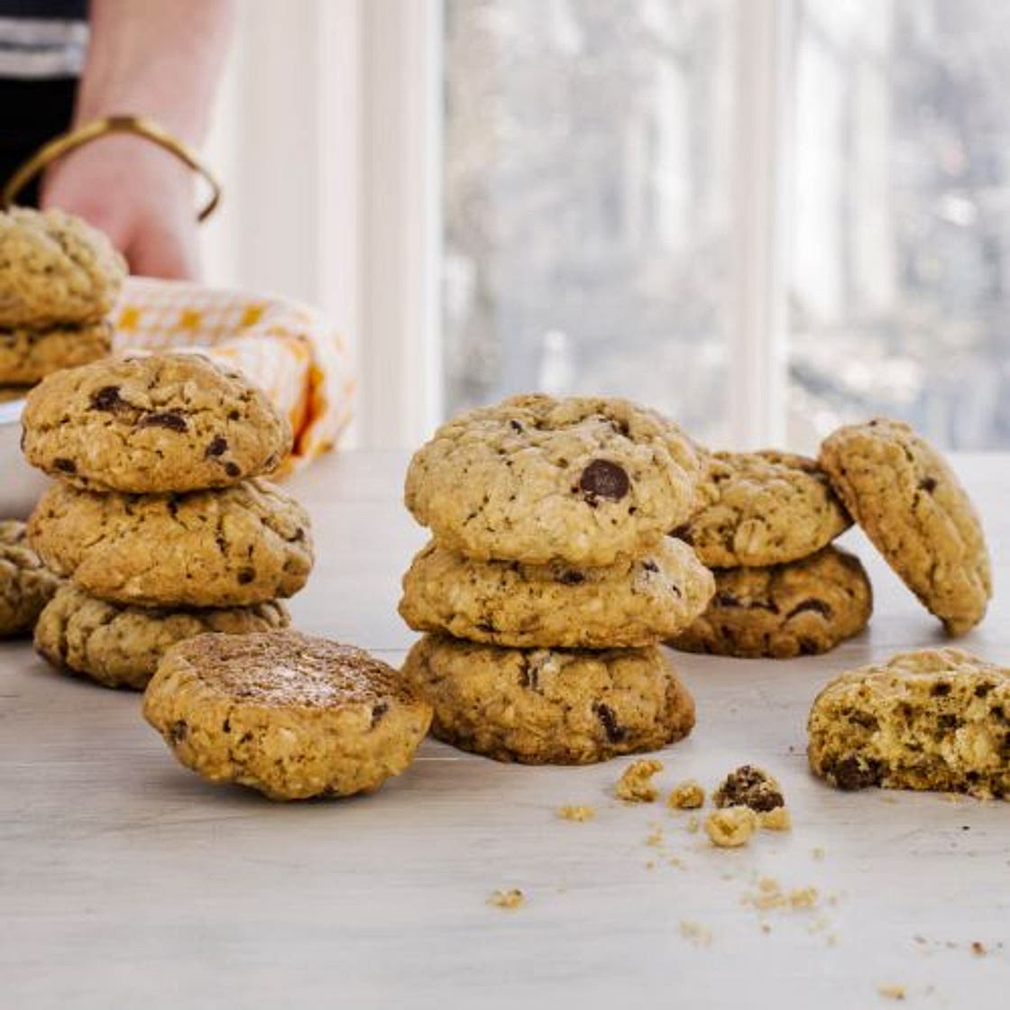 Oaty chocolate chip cookie recipe