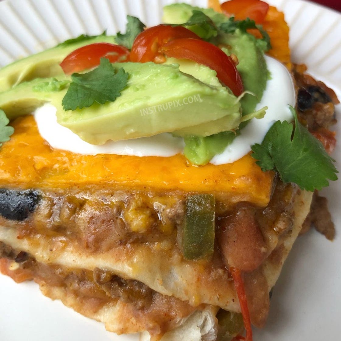 Cheesy Taco Lasagna (Fun and easy dinner idea!)