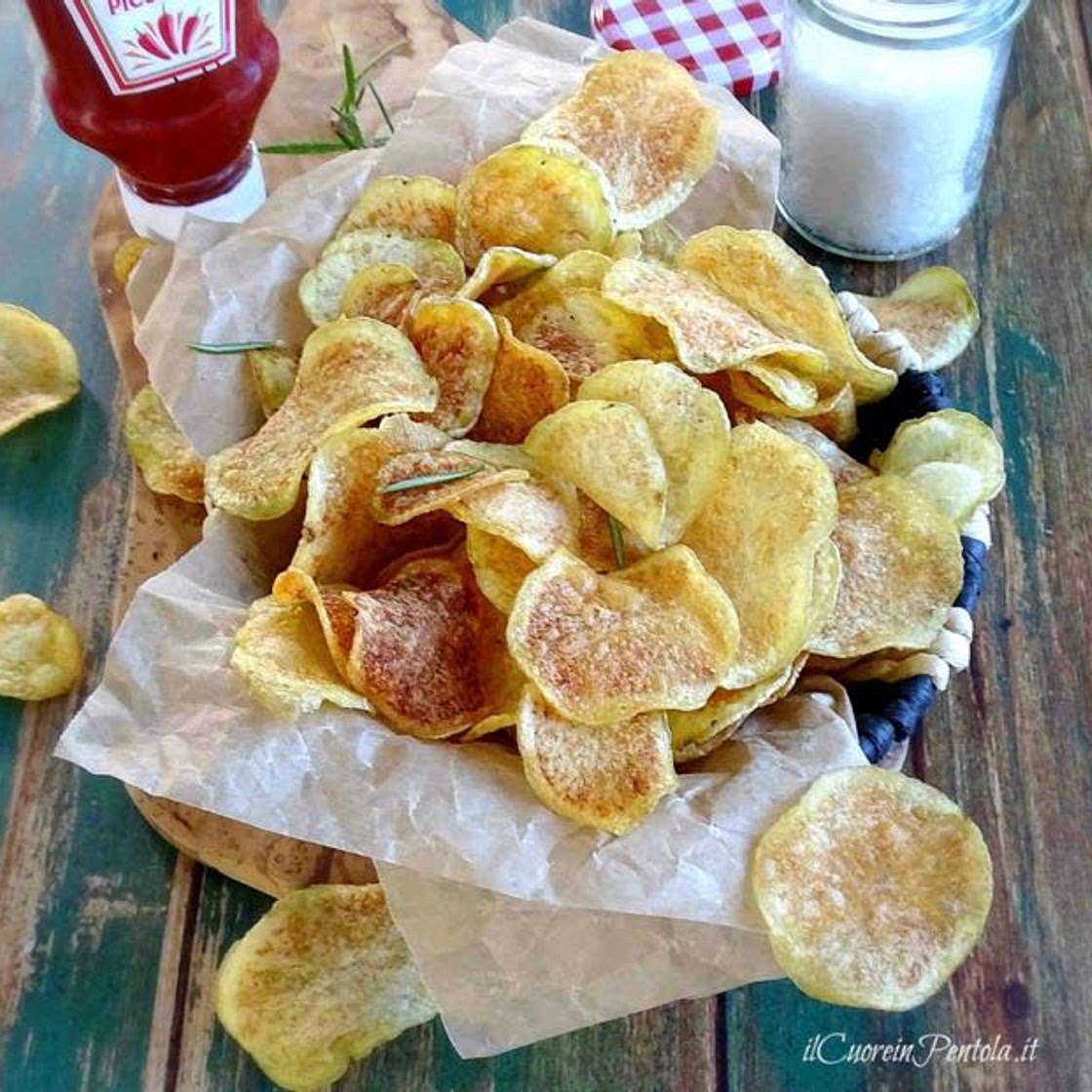 Chips di patate: Croccanti e Leggere come quelle in Busta!