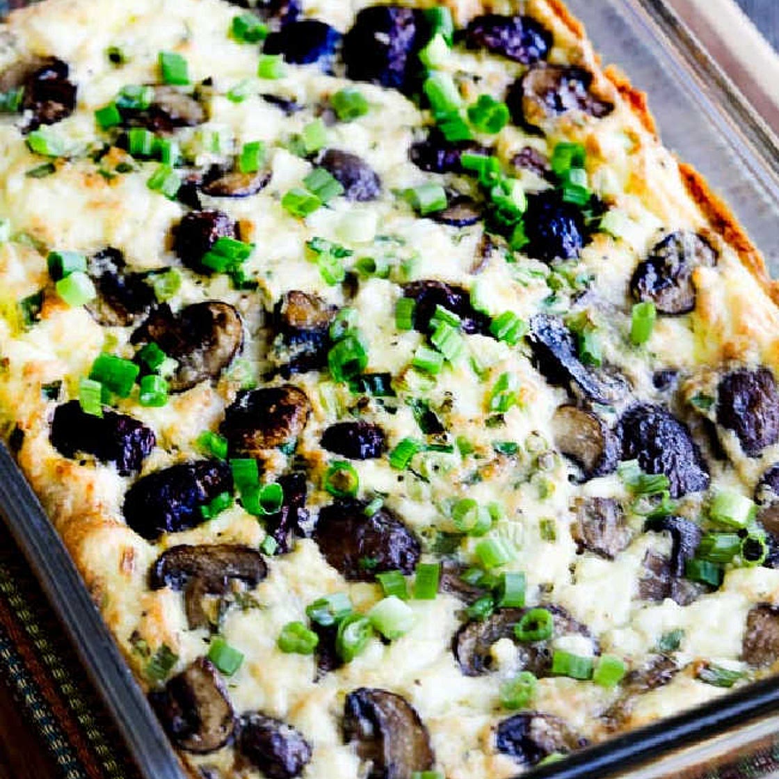 Mushroom and Feta Breakfast Casserole