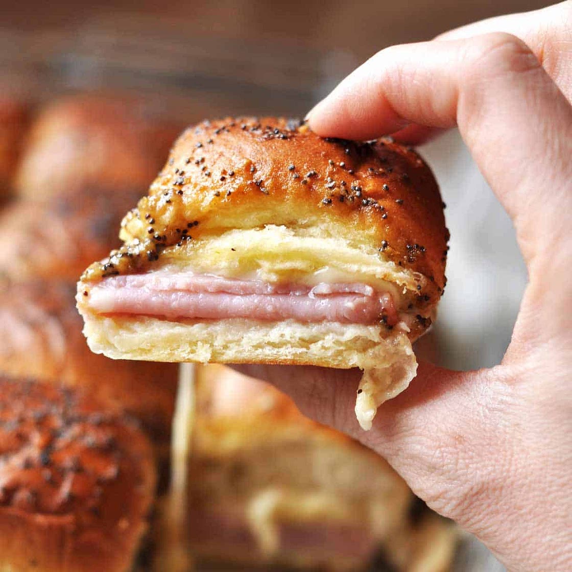 Ham and Havarti Cheese Sliders
