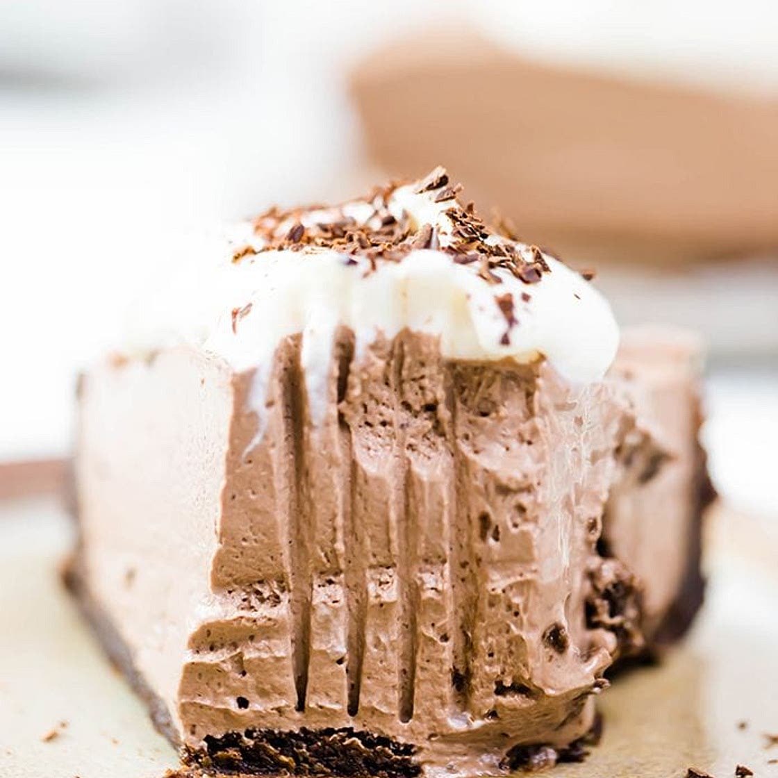Keto French Silk Pie