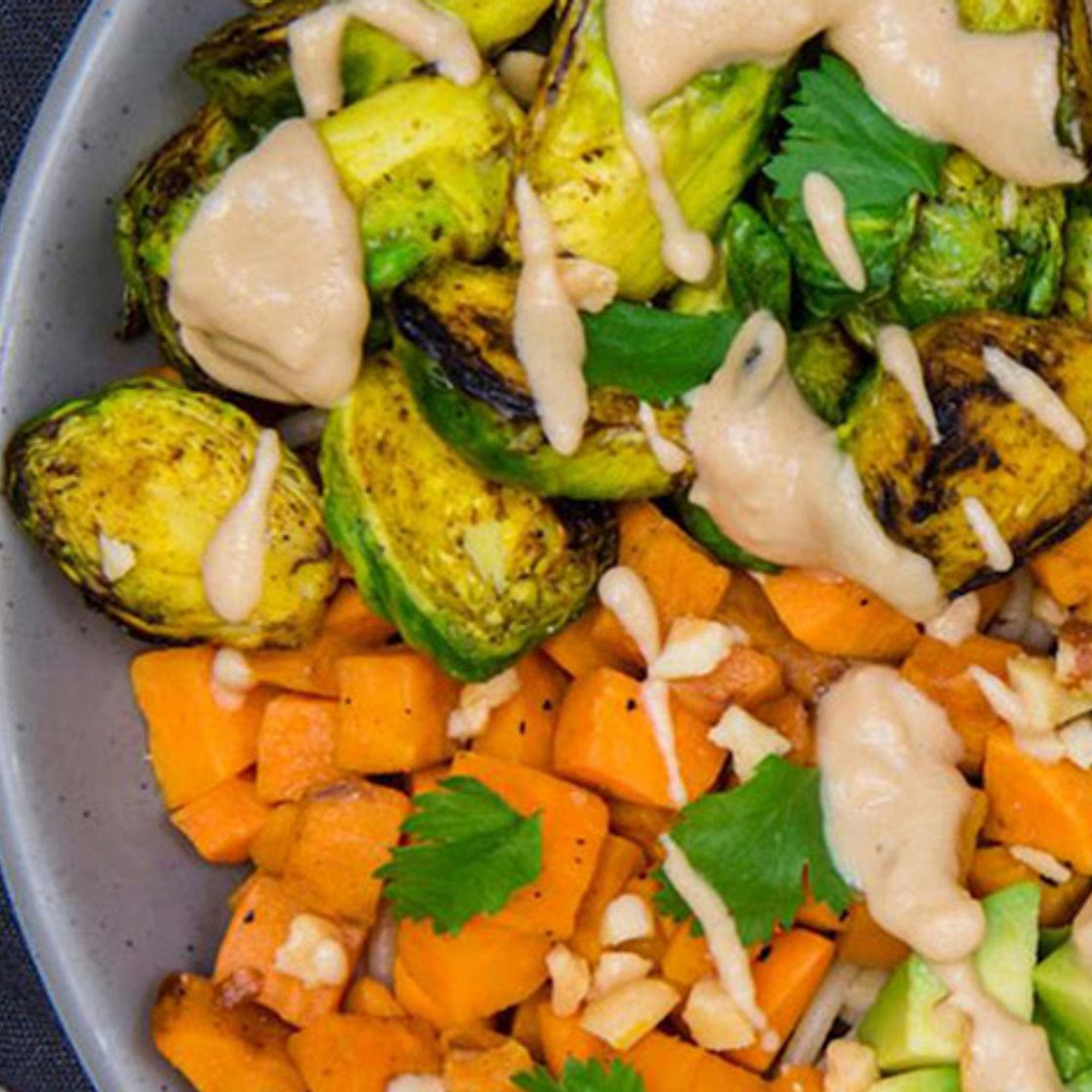 Avocado Sweet Potato Buddha Bowl