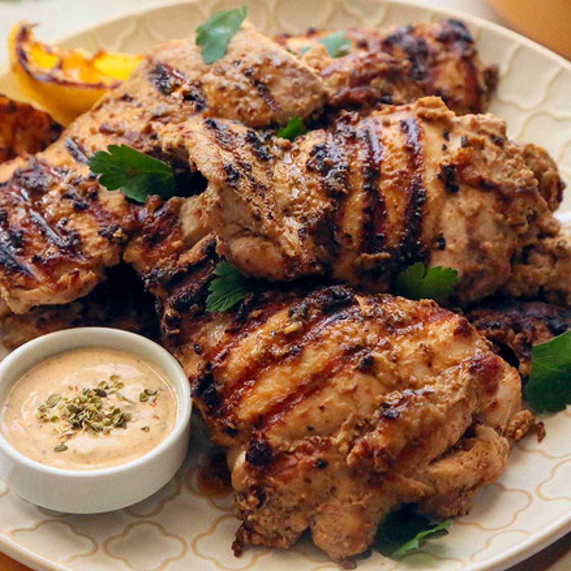 Tahini-Marinated Mediterranean Grilled Chicken Recipe