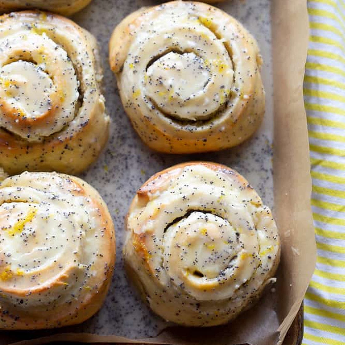 Lemon Poppy Buns