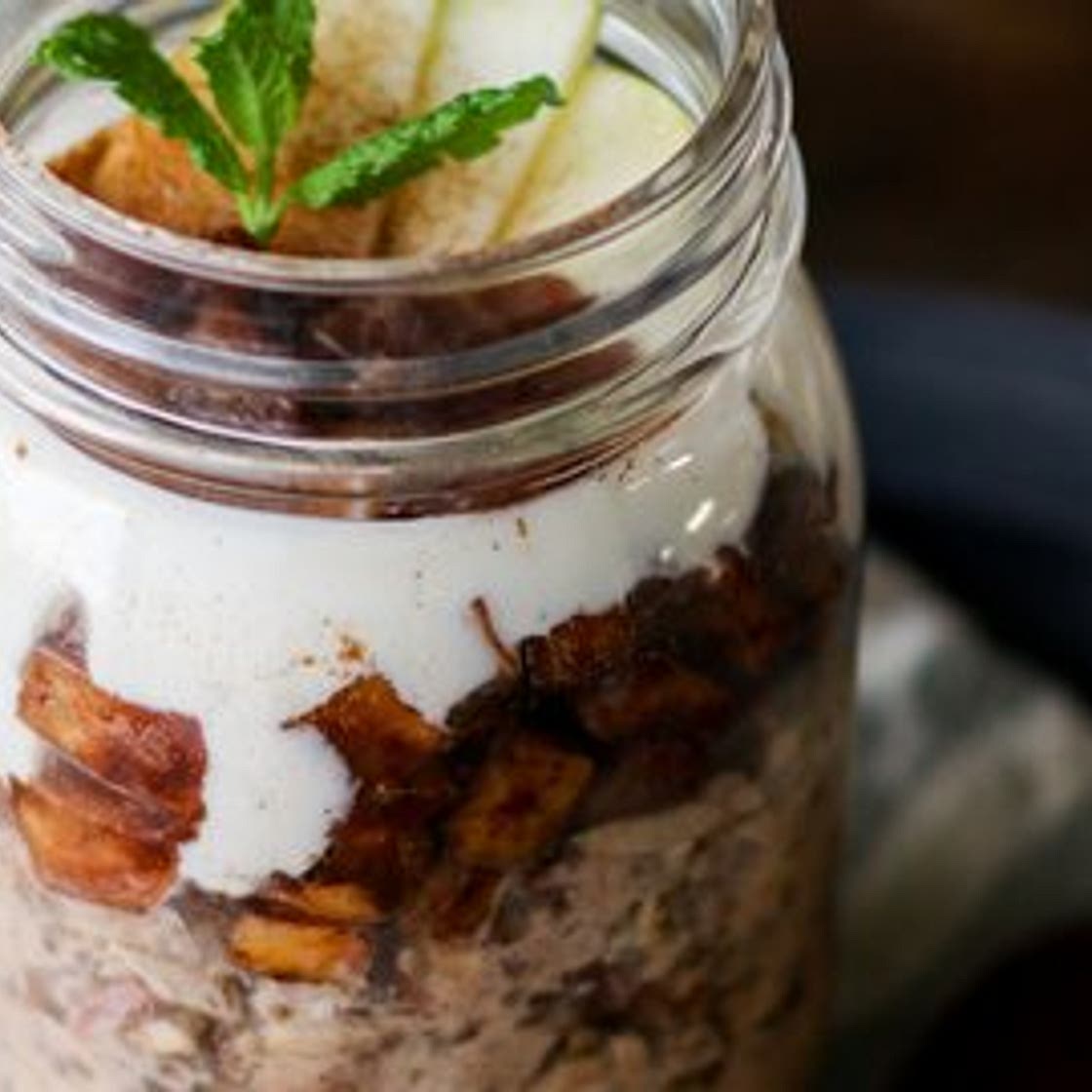Apple Pie Overnight Oats